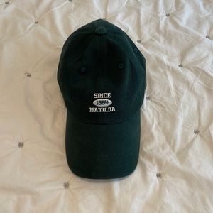 Dark green one size hat